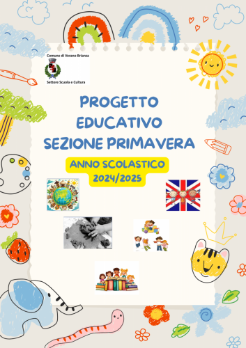 Progetto Educativo Sezione Primavera